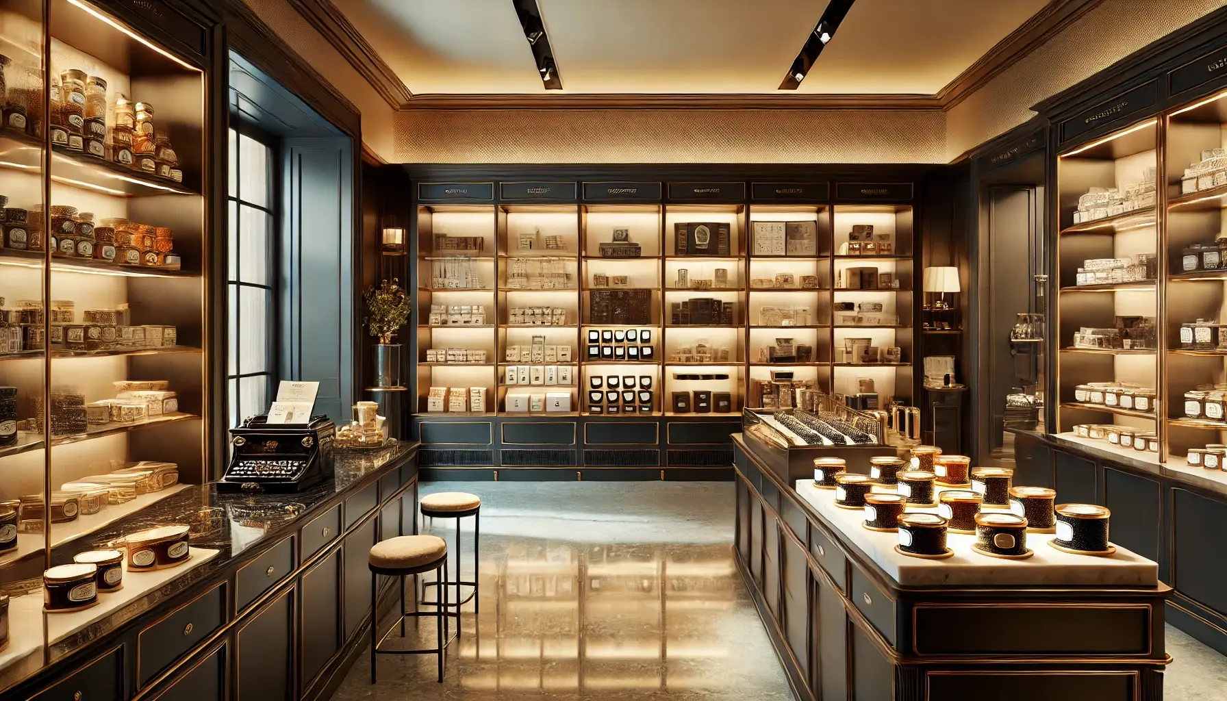 高級珍味店の店内