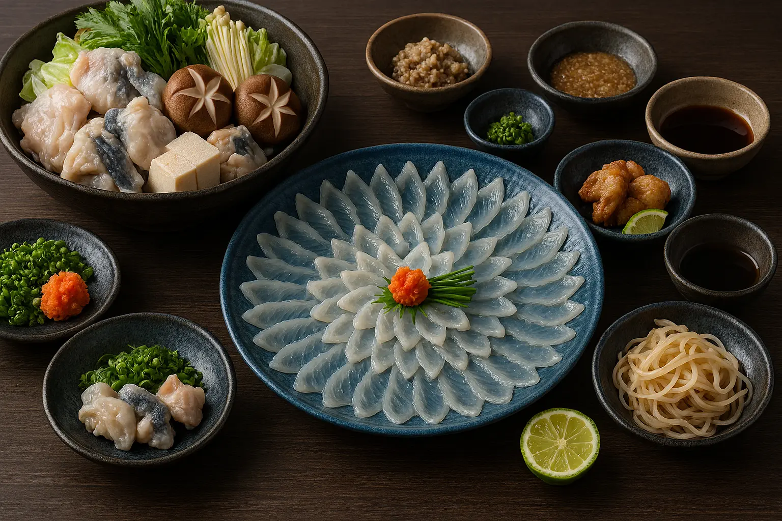 フグのコース料理