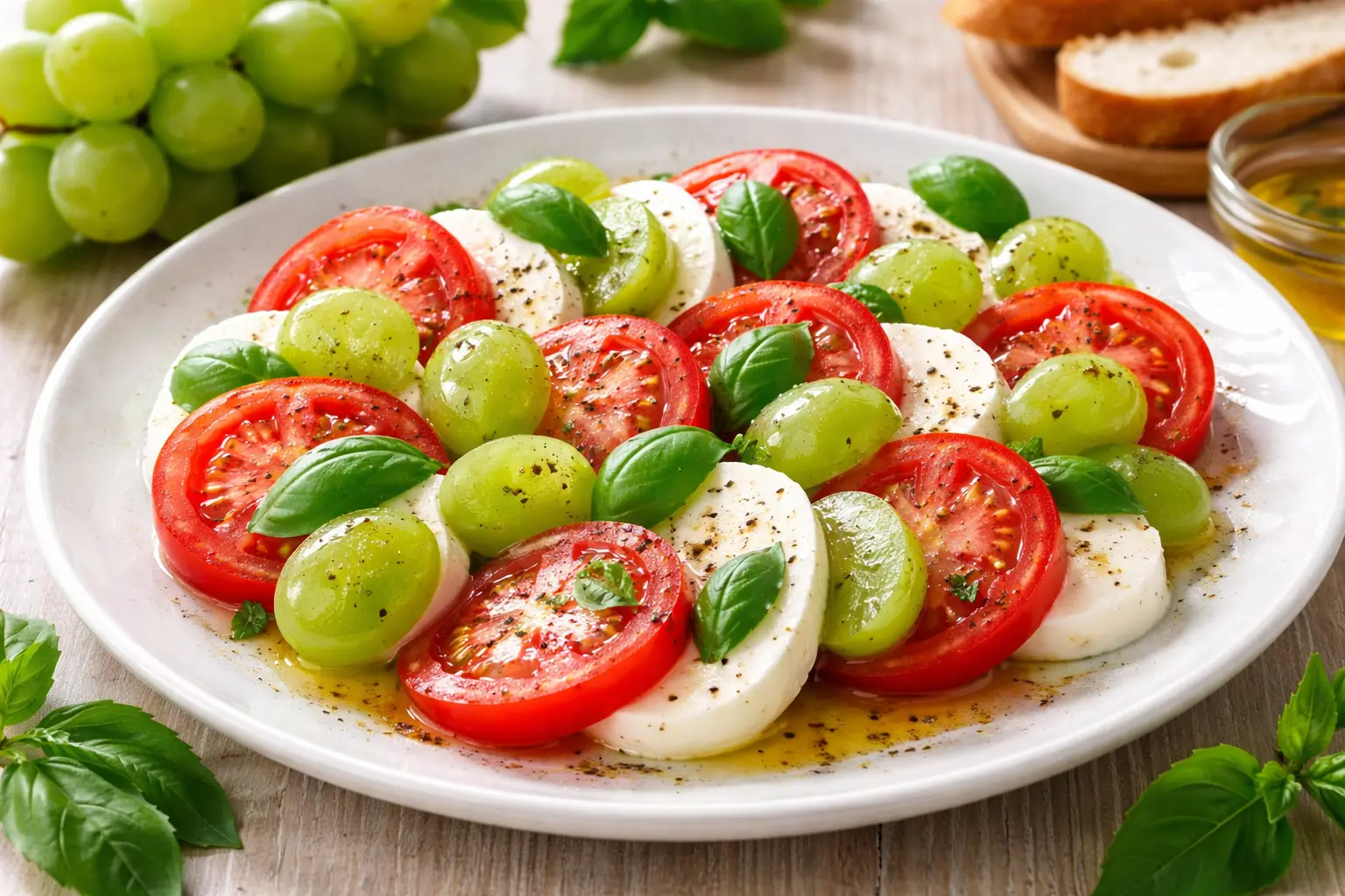 シャインマスカットのカプレーゼ