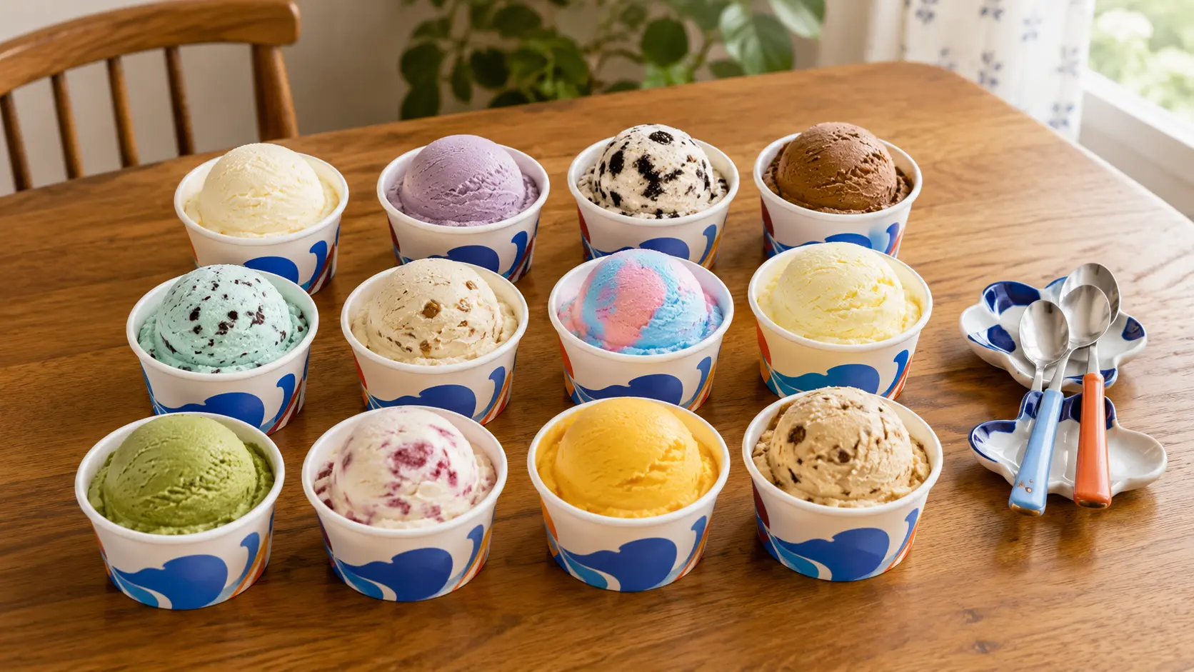 ブルーシール風アイスクリーム(カップ)12種類